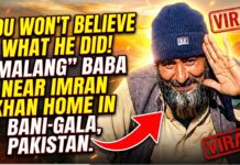 “MALANG” Baba near IMRAN Khan Home, in BANI-GALA, PAKISTAN.